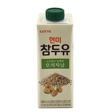 롯데 현미참두유 오리지널 24개입 뚜껑있는 두유