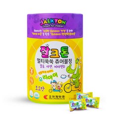 조아제약 멀티쑥쑥 츄어블정 포도맛 칼슘 아연 90정 리뷰후기