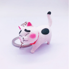 냥이마트 우정 커플 해피 고양이 에어팟키링 고양이굿즈피규어 자동차 가방 키링 키홀더 하트 열쇠고리 리뷰후기