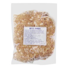 수제 불고기패티(반죽벌크) 2kg, 1개