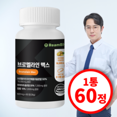 어쩌면 마지막기회  브로멜라인 가성비 상품_ReamBIO 브로멜라인 맥스, 1개, 60정