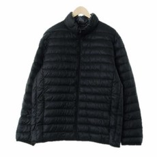 유니클로 블랙 덕다운 경량패딩 남자 M 5488