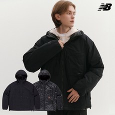뉴발란스 남여공용 클라이막스 3M 신슐레이트 리버시블 패딩 블랙 NBNQC39013-19