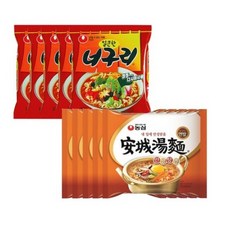 농심 안성탕면 5개 농심 너구리 얼큰한맛 5개 리뷰후기
