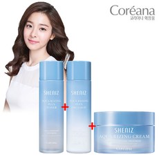 코리아나 아쿠아 라이징 수분충전 스킨 토너에멀젼종 히알루론산 수분크림/미백주름 2중 기능성 리뷰후기