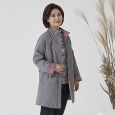 엄마옷 마담4060 배색패딩재킷-RHJK910001A-