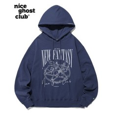 NICEGHOSTCLUB후디 나이스고스트클럽후디 캐릭터후드티 블루후드티 GL8886