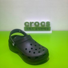 크록스 클래식 플랫폼 클로그블랙