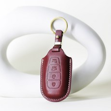 핑키프로미스 현대자동차 무료 각인 그랜져I 코나 뉴 싼타페T 뉴 벨로스터N 베뉴 천연가죽 스마트키 케이스 키홀더 키링 차키 커버