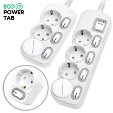 에코파워탭 국산 LED 개별 절전 멀티탭 3구 4구 안전커버 1 2 4 1세트 LED 개별 3구2구2L자1구 리뷰후기