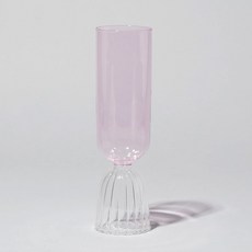 이첸도르프 투투 컬러 글라스 핑크 샴페인 글라스잔, 250ml, 1개