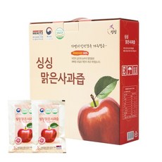 싱싱 맑은 사과즙 100ml 100개