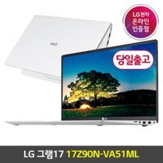 LG그램 17인치 17Z90N 인텔 코어i5 아이스레이크 8GB 256GB 화이트 리뷰후기
