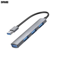 USB 익스텐더 3.0HUB 익스텐더 도크 4구 허브 usb-c 컴퓨터 익스텐더 사운드 카드 허브 드라이브 프리, USB-A转1*USB3.0+3*USB2.0