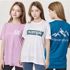 이그잼플 여성 울트라 드라이 기능성 반팔 5종 택1 M4XL 빅사이즈 커플티 남여공용가능 리뷰후기
