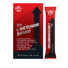 포뉴 L아르기닌 6000 마카 1000 20ml x 15포 x 5박스, 포뉴 L아르기닌 1개, 1개, 300ml