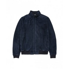 국내 정품 브룩스 브라더스 BROOKS BROTHERS BB_스웨이드 클래식 봄버 자켓 네이비 BBOTMF8479QDF