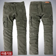 비브레이커스 겨울 기모본딩 카고팬츠 스판슬림세미핏