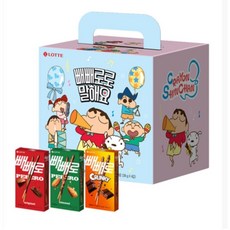 짱구 파티팩 빼빼로 혼합 3종 12갑, 1개