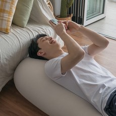 말랑말랑 미니 땅콩 빈백 허리쿠션 등쿠션 리뷰후기