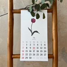 Birth Flower 2024 달력 캘린더 포스터 달력 뮤즈닷