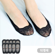 여성덧신 페이크삭스 레이스 덧신 무봉제 벗겨지지않는 실리콘 여자 면 양말 10켤레 리뷰후기