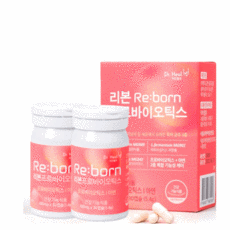 닥터힐유 리본유산균 특허3균주 식약처인증 여성유산균 프로바이오틱스 프리바이오틱스 리본프로바이오틱스, 2개 60일