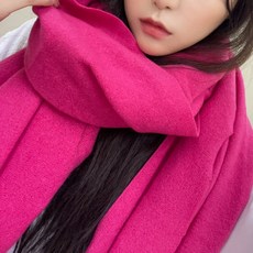 VANANA2 남녀공용 빅사이즈 롱 꽈배기 태슬 심플 목도리 22color