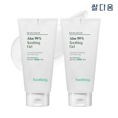 이번주 마지막할인  브링그린알로에 Top5_브링그린 알로에 99% 수딩젤 300ml, 3개