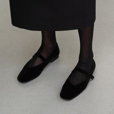 로서울 Rowie mary jane shoes Velvet Black