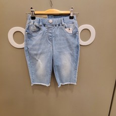 오후부평점 세일망설이면 품절#올여름 시원하게핏나게!!트렌디한 여아 5부 아이스 구제 데님 리뷰 후기
