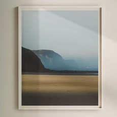 하늘색 풍경 - A2 사이즈 나무 액자 선물 풍수 리뷰후기