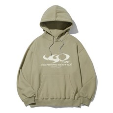 코드그라피 CGP 아치로고 후드 라이트카키