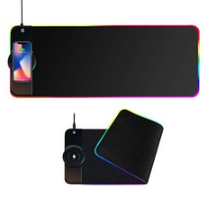 RGB LED 게이밍 마우스 장패드 무선 충전 300*800*4 리뷰후기