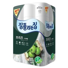 잘풀리는집 브리즈 그린애플 3겹 데코 화장지