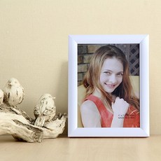 화이트프레임 사진액자 / 사각 탁상액자