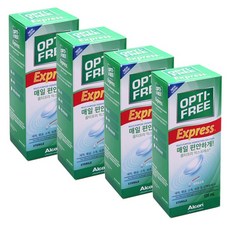 옵티프리 익스프레스 렌즈세정액, 120ml, 4개