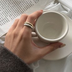 뷰랩 유광 siver 볼드 링반지 반지 리뷰후기