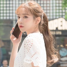 고운머리 묶음머리 포니테일 가발 스타일포니 글램웨이브 리뷰후기