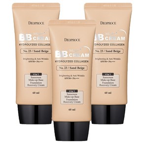 디오프러스 매직 비비크림 SPF50+ PA+++, 23호 샌드베이지, 60ml, 3개