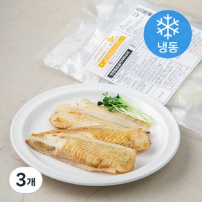 아린이네생선가게 인천집 순살 가자미 구이 (냉동), 210g, 3개