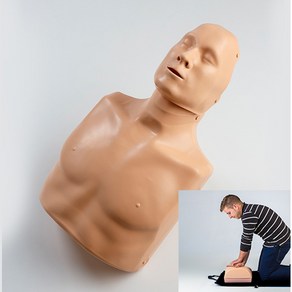 스페인 프랙티맨 MB001 심폐소생술인형 CPR 가방포함 성인 소아겸용, 1개