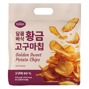 로마나 황금 고구마칩, 320g, 1개