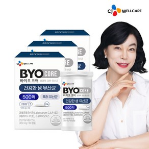 CJ 바이오코어 건강한 생유산균 500억, 60정, 3개