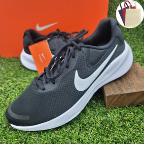 [NIKE 정품매장] 나이키 레볼루션7 가벼운 남성 여성 헬스 조깅 트레킹 커플 런닝화 러닝화 운동화 +노블메종 신발파우치