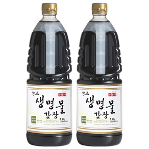 신앙촌 양조 생명물간장, 1.8L, 2개