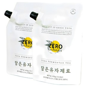 몬더스 담은유자 제로 차, 450g, 1개입, 6개