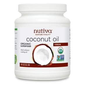 nutiva 初榨椰子油, 1個, 1.6L