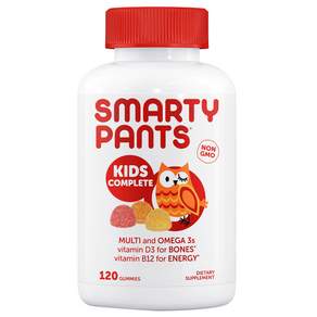 SMARTYPANTS vitamins 兒童完整多種維生素 + Omega 3 軟糖, 1個, 120顆