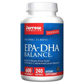 Jarrow 賈羅公式 EPA-DHA魚油軟膠囊 600mg, 1罐, 240顆